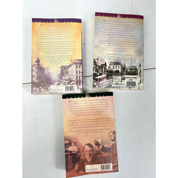 Shannon Saga Trilogy‎ Tracie Peterson Inspirational Lot Complete Set of 3 - Picture 2 of 3